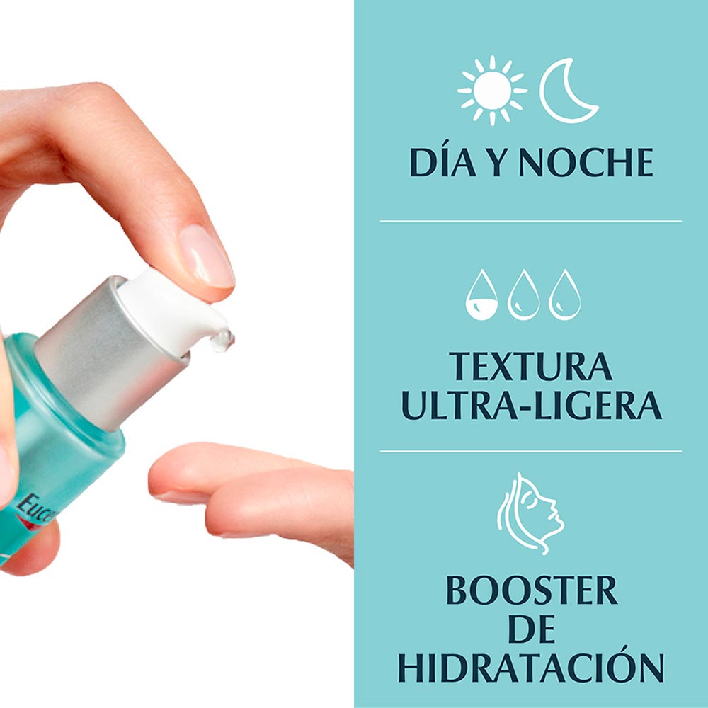 Gel hidratante Hyaluron-Filler + 3x Effect Hydrating Booster 30ml. EUCERIN