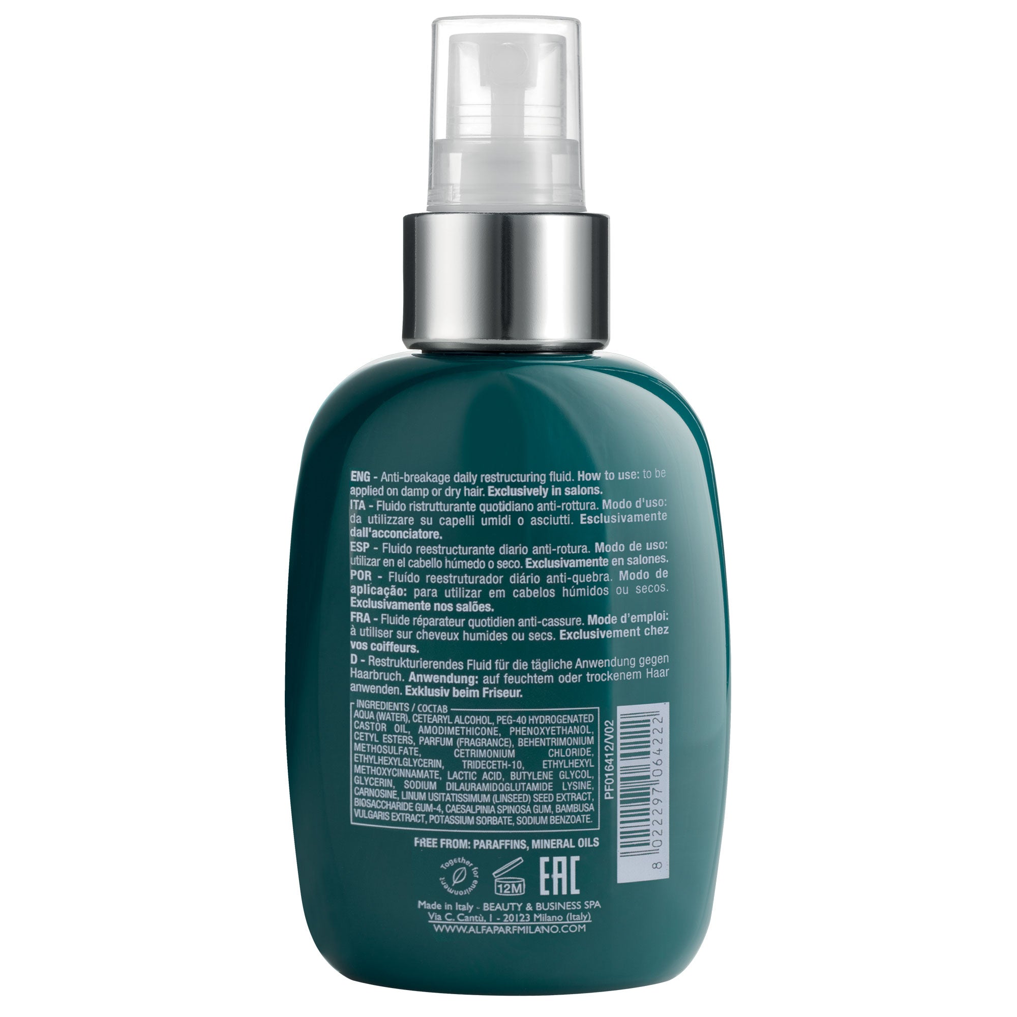 Tratamiento Anti-Breakage Fluid 125ml. ALFAPARF MILANO