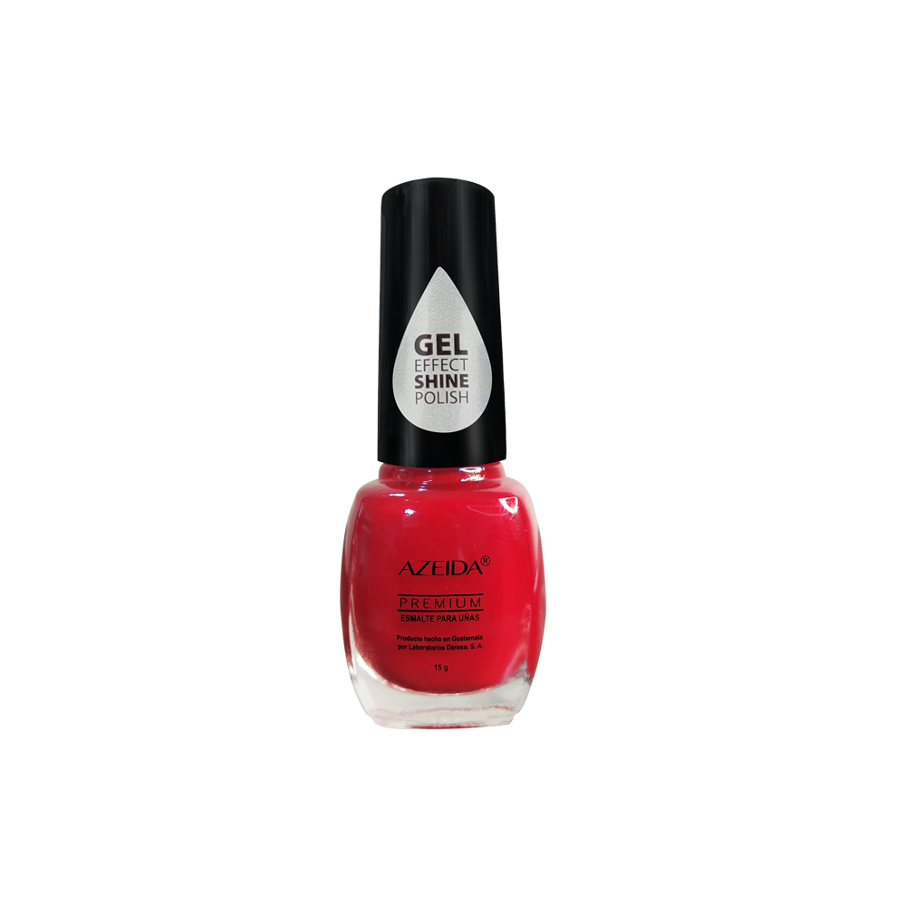 Esmalte en Gel No. 106 Rojo Pasión. Azeida