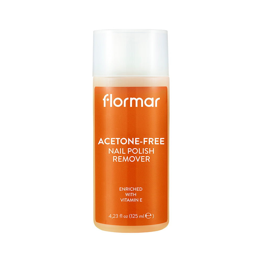 Acetone-Free Flormar Nail Polish Remover con vitamina E 125ml