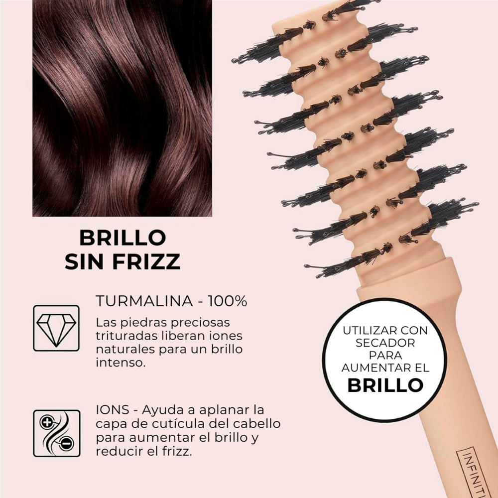 Cepillo Perfoma Porc. Spiral Round Brush