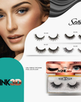 Pestañas Postizas Banda Mink 3D Satine
