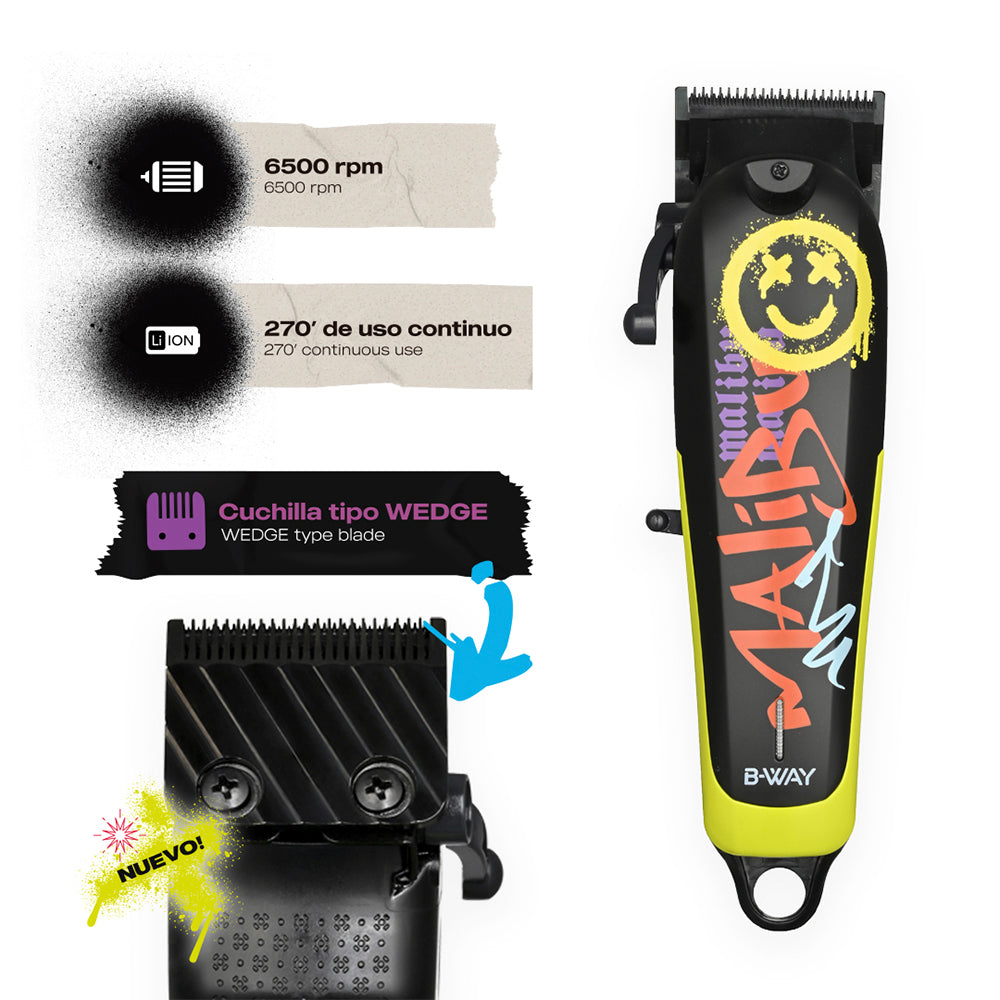 Clipper Malibu Cortadora Profesional Inalámbrica