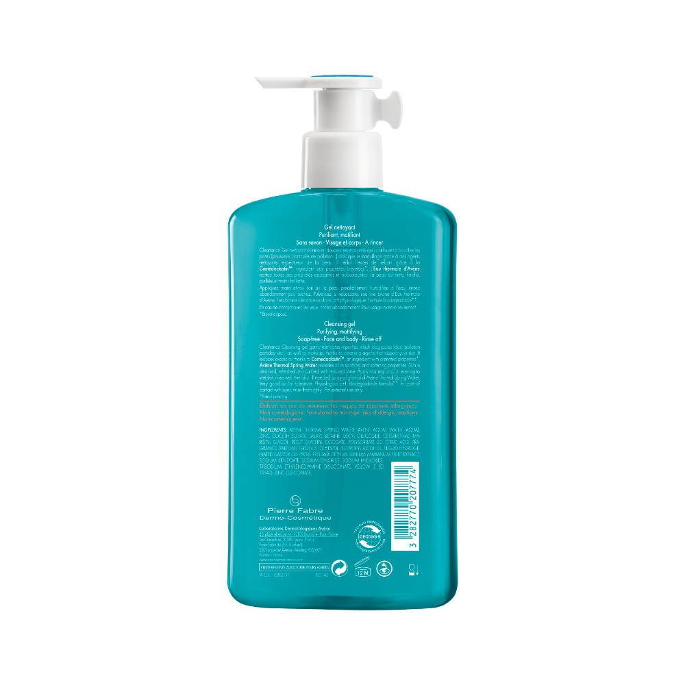 Gel limpiador Cleanance 400ml. AVENE