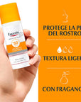 Protector Solar Sun Oil Control Dry Touch Face FPS 50. EUCERIN