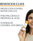 Protector Solar Sun Oil Control Dry Touch Face FPS50. EUCERIN
