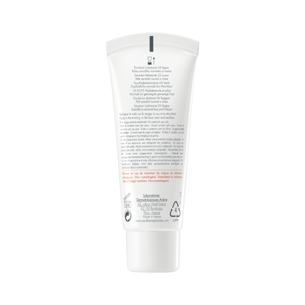 Crema Hidratante  Uv Ligera Spf30 40 ml. AVENE