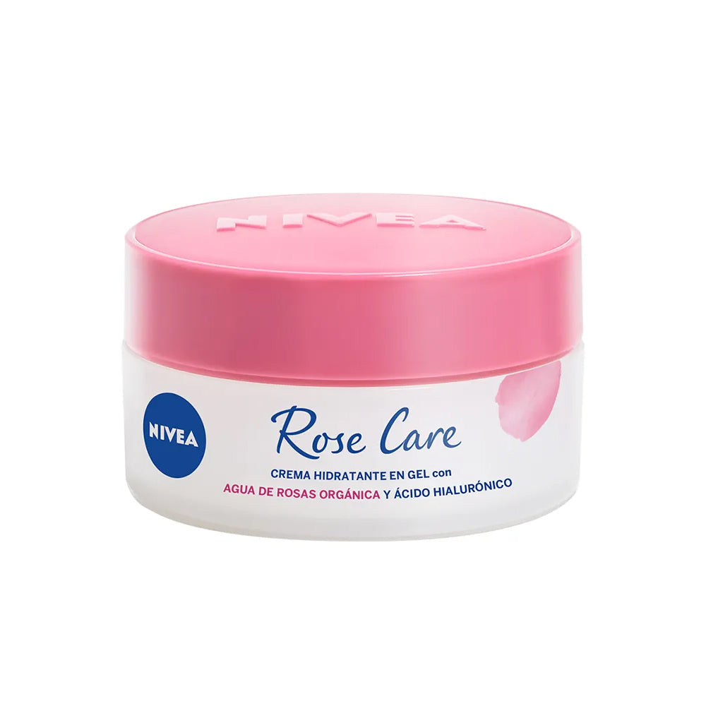 Crema hidratante en gel con agua de rosas 50ml. NIVEA