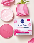 Crema hidratante en gel con agua de rosas 50ml. NIVEA