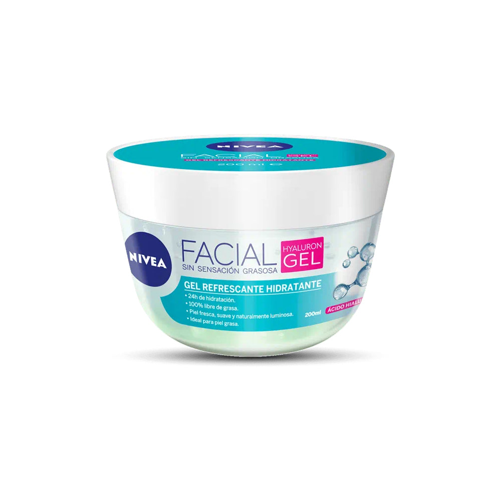 Crema Facial Hidratante en Gel 200ml. NIVEA
