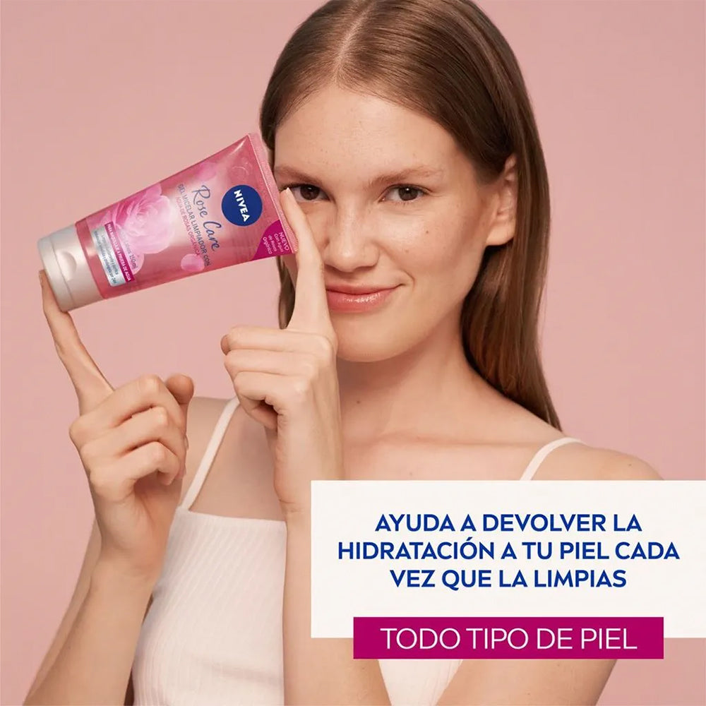Gel limpiador Roses 150ml. NIVEA