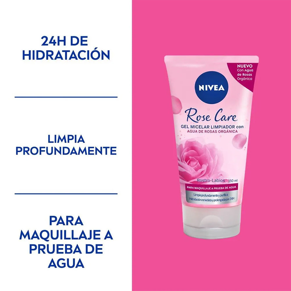 Gel limpiador Roses 150ml. NIVEA