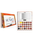 Paleta de Sombras Profesional Sunset Beats 28 Tonos SATINE