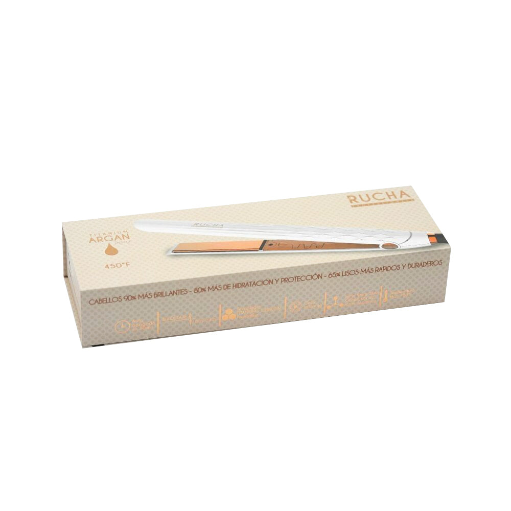 Plancha para Cabello Titanium Argán Deluxe RUCHA