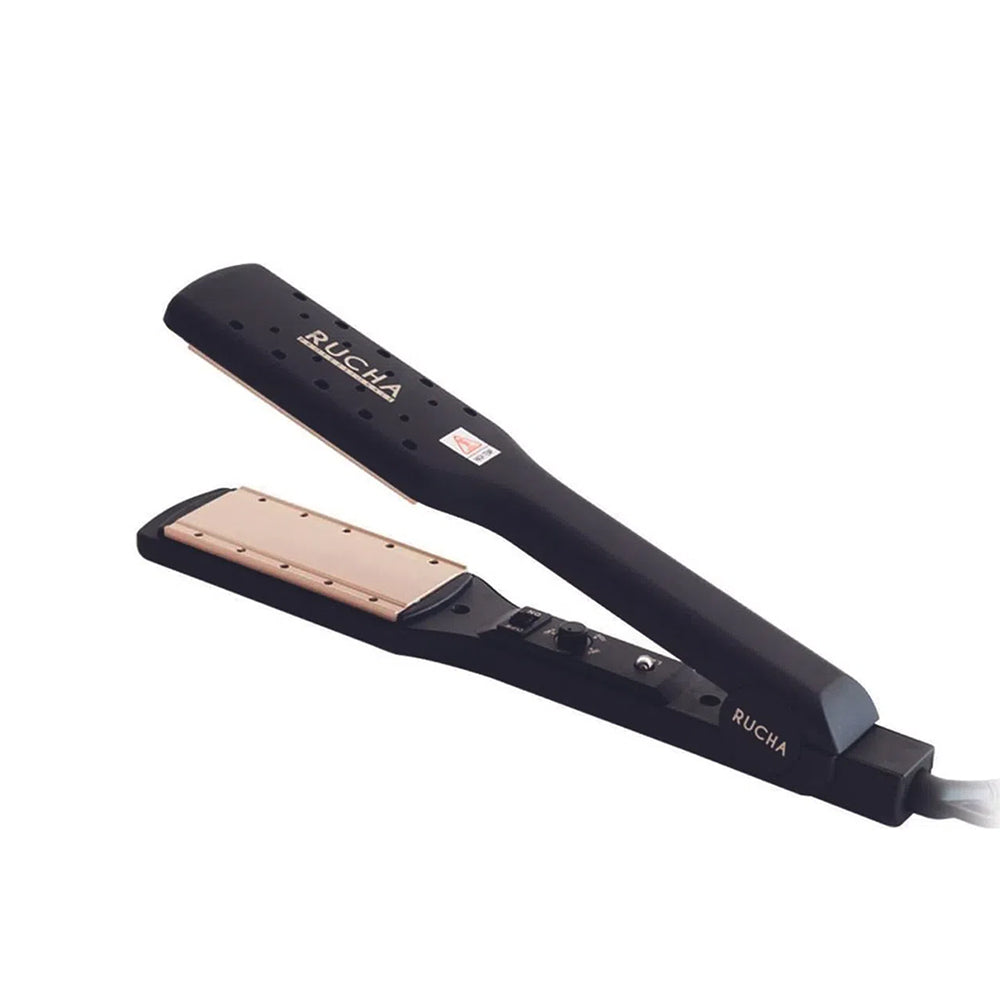 Plancha para Cabello Titanium Wet & Dry Tornasol con Dorado Arena RUCHA