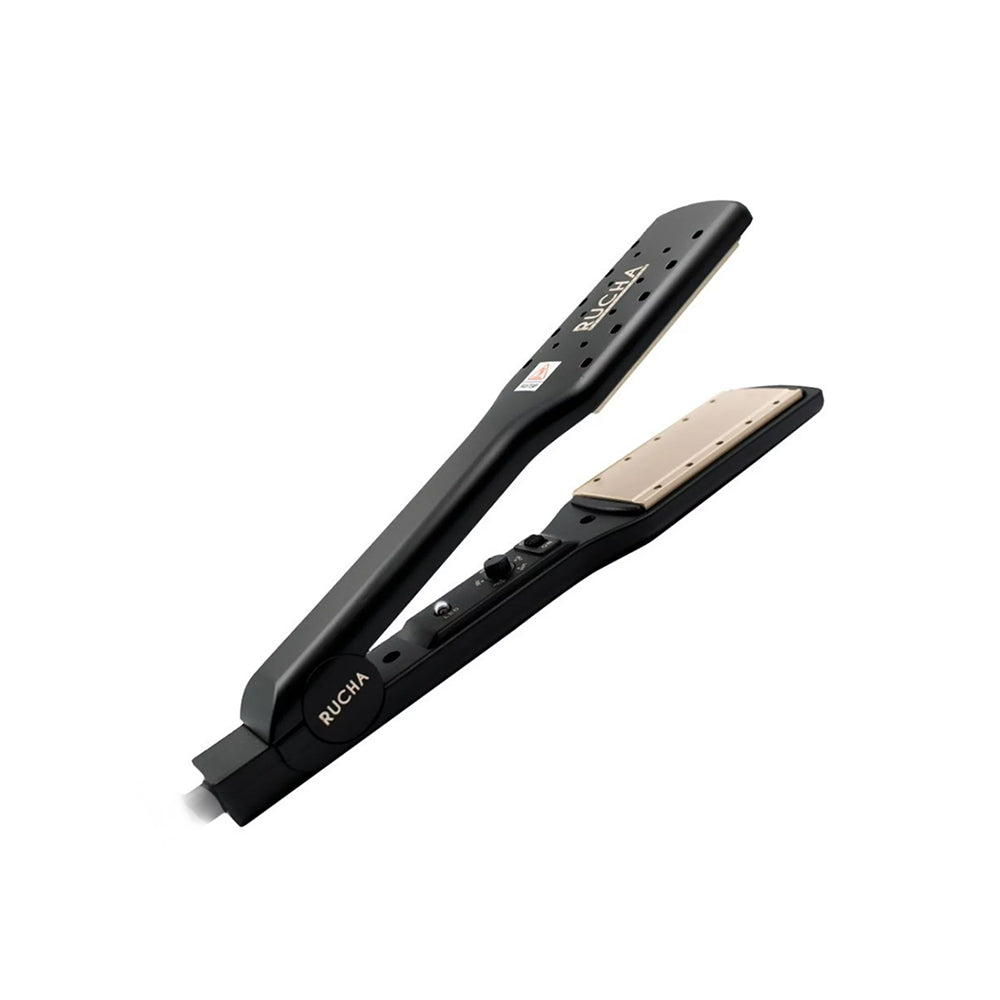 Plancha para Cabello Titanium Wet & Dry Tornasol con Dorado Arena RUCHA