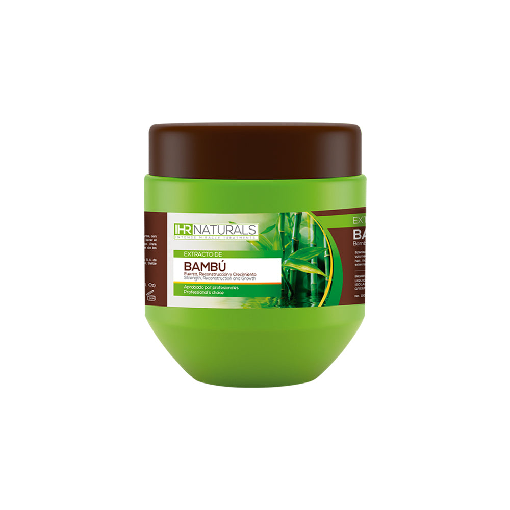 Tratamiento Capilar con Extracto de Bambú 400 gr. IHR NATURALS