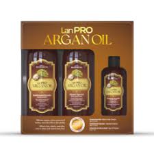 PACK LAN PRO ARGAN OIL (Shampoo300ML+Acondicionador 300ML+Aceite 90ML)
