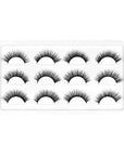 Set Pestañas Postizas en Banda 6D ZZAM 4 Pares