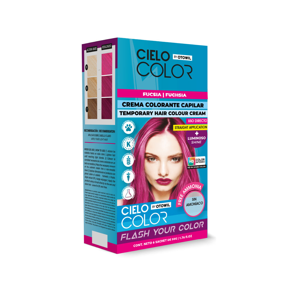 Tinte Fantasía Cabello Cielo Color 50gr. (Sobre) OTOWIL