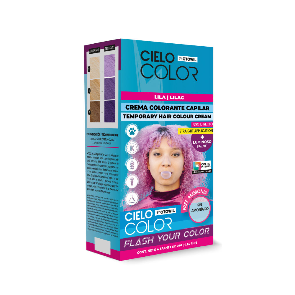 Tinte Fantasía Cabello Cielo Color 50gr. (Sobre) OTOWIL