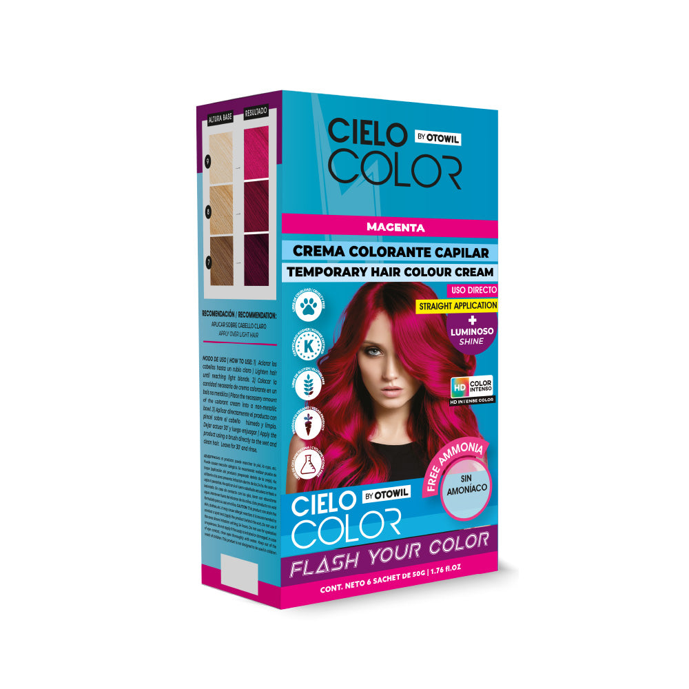 Tinte Fantasía Cabello Cielo Color 50gr. (Sobre) OTOWIL