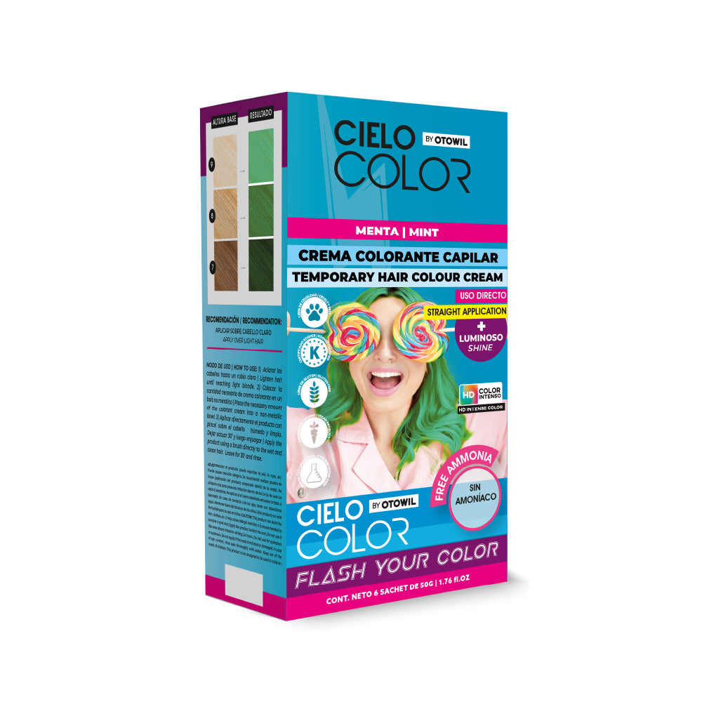 Tinte Fantasía Cabello Cielo Color 50gr. (Sobre) OTOWIL