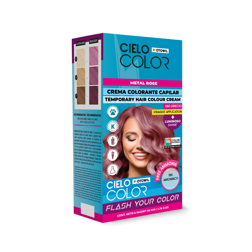 Tinte Fantasía Cabello Cielo Color 50gr. (Sobre) OTOWIL