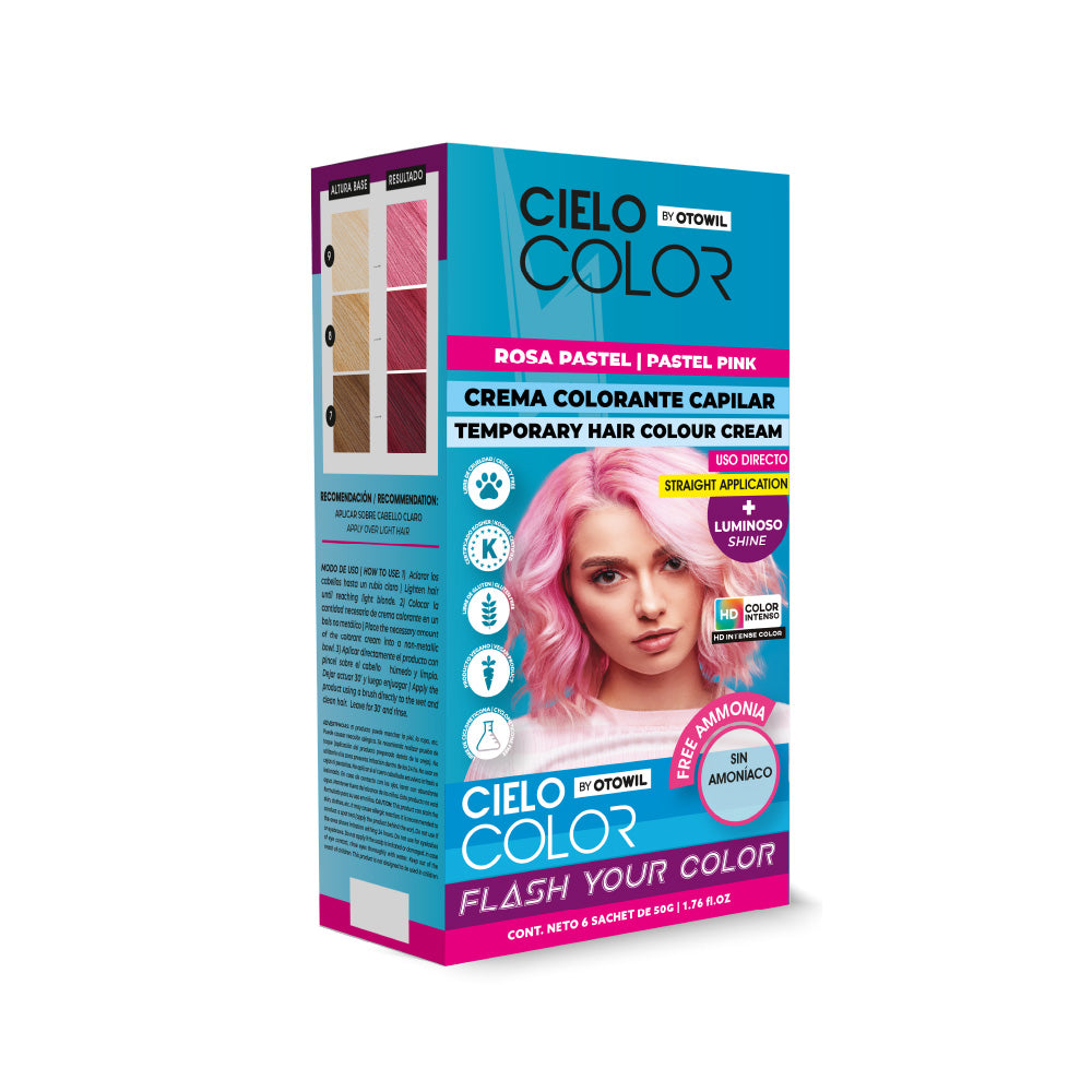 Tinte Fantasía Cabello Cielo Color 50gr. (Sobre) OTOWIL