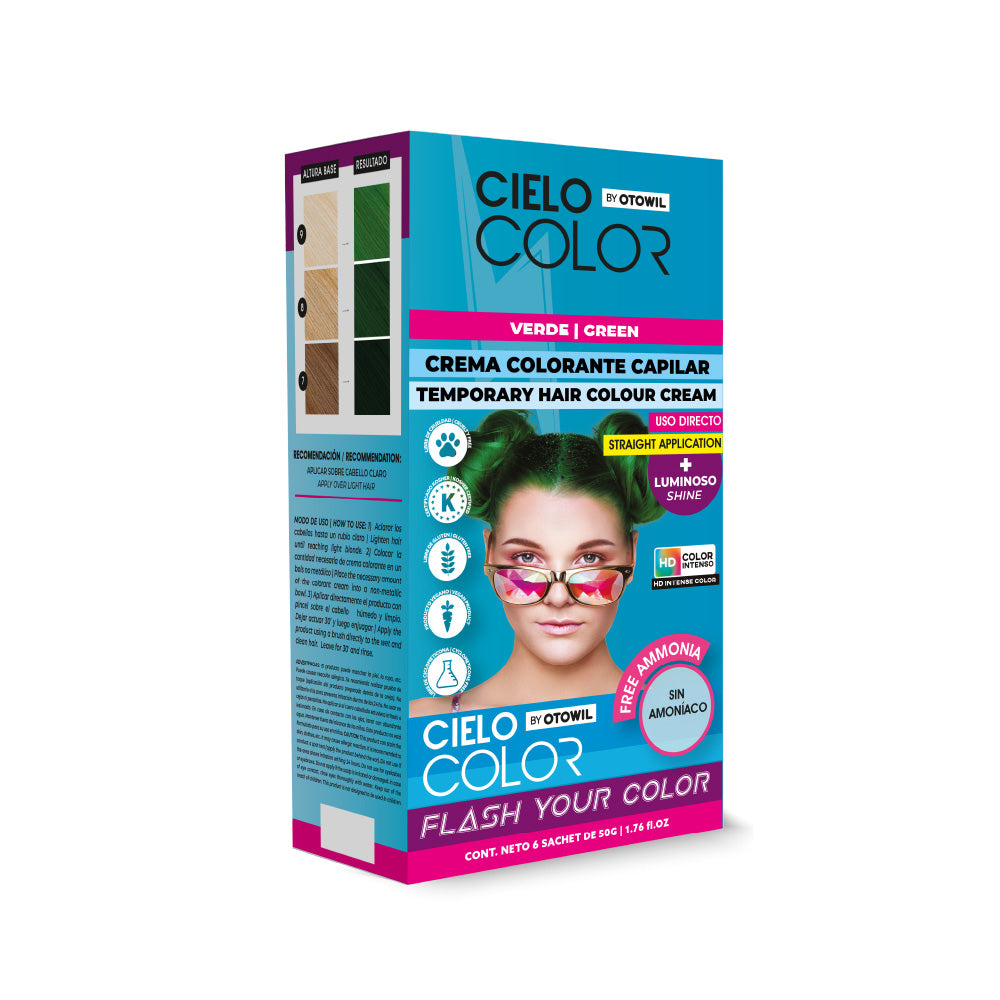 Tinte Fantasía Cabello Cielo Color 50gr. (Sobre) OTOWIL