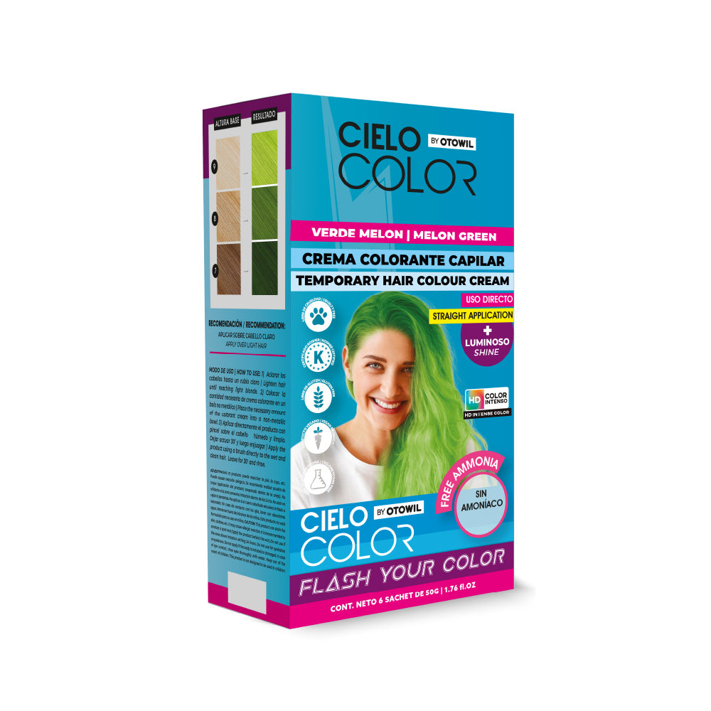 Tinte Fantasía Cabello Cielo Color 50gr. (Sobre) OTOWIL