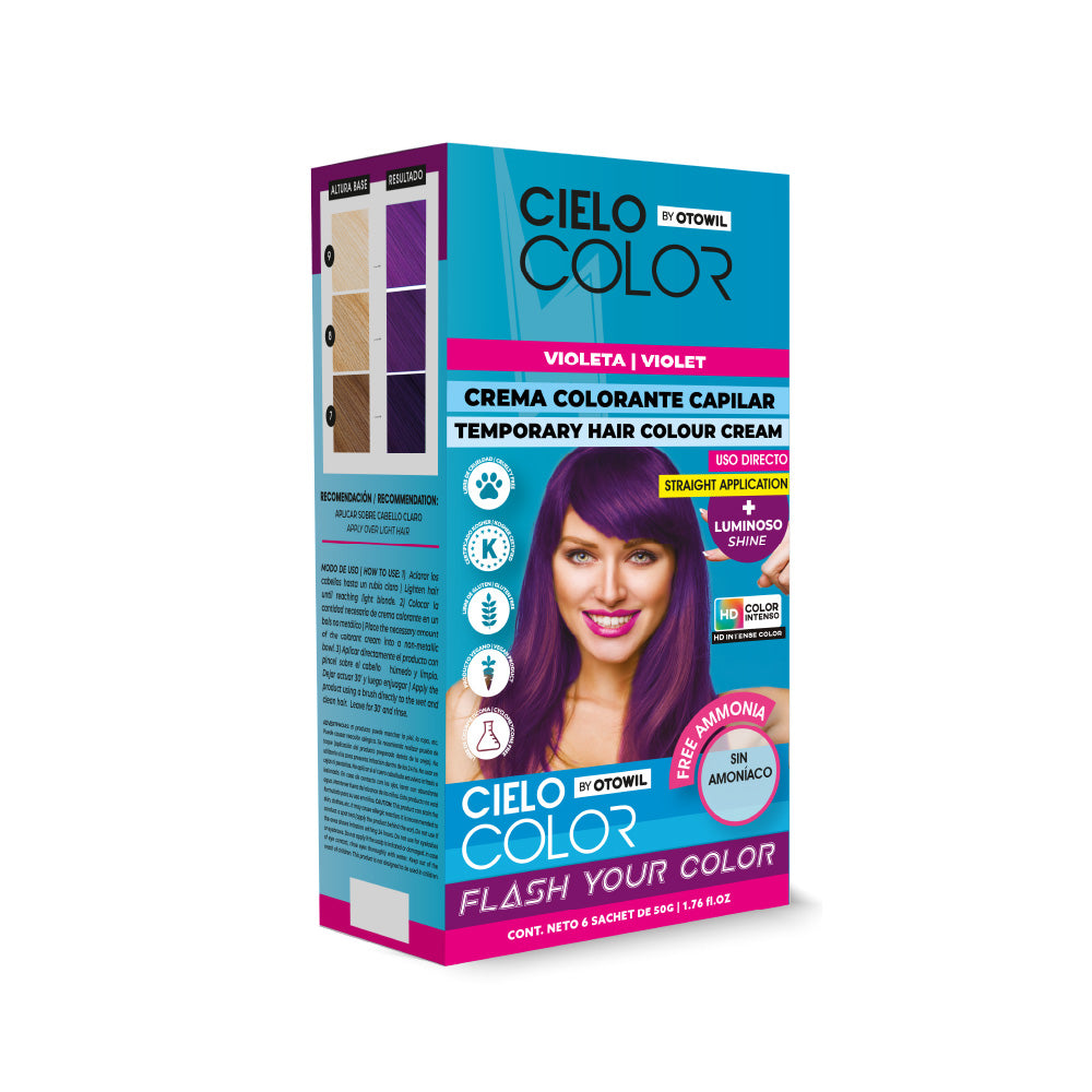 Tinte Fantasía Cabello Cielo Color 50gr. (Sobre) OTOWIL